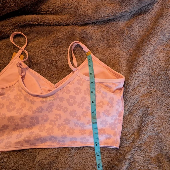 NWT PINK Victoria's Secret Lavender Floral Sports Bra - Picture 6 of 6